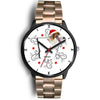 Borzoi Dog Georgia Christmas Special Wrist Watch