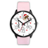 Borzoi Dog Georgia Christmas Special Wrist Watch