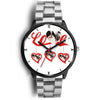 Japanese Chin Love Print Christmas Special Wrist Watch