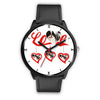 Japanese Chin Love Print Christmas Special Wrist Watch