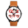 Japanese Chin Love Print Christmas Special Wrist Watch