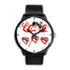 Japanese Chin Love Print Christmas Special Wrist Watch