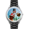 Rhodesian Ridgeback Alabama Christmas Special Wrist Watch