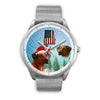 Rhodesian Ridgeback Alabama Christmas Special Wrist Watch
