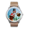 Rhodesian Ridgeback Alabama Christmas Special Wrist Watch