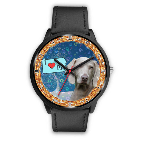 Weimaraner Dog Pennsylvania Christmas Special Wrist Watch