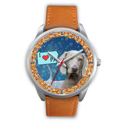 Cute Weimaraner Dog Pennsylvania Christmas Special Wrist Watch