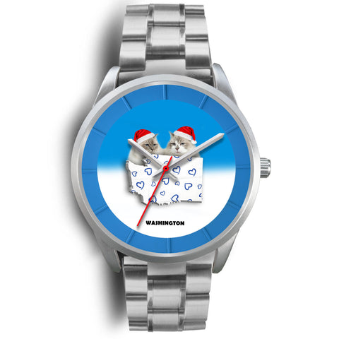 Ragdoll Cat Washington Christmas Special Wrist Watch