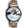 Cute Maine Coon Cat Georgia Christmas Special Wrist Watch