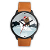 Cute Maine Coon Cat Georgia Christmas Special Wrist Watch