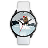 Cute Maine Coon Cat Georgia Christmas Special Wrist Watch
