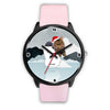 Cute Maine Coon Cat Georgia Christmas Special Wrist Watch