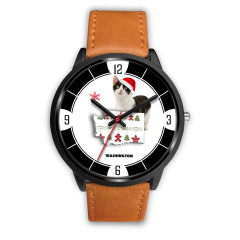 Munchkin Cat Washington Christmas Special Wrist Watch