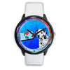 Dalmatian Dog On Blue Pennsylvania Christmas Special Wrist Watch