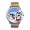 Siberian Husky Florida Christmas Special Wrist Watch