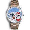 Siberian Husky Florida Christmas Special Wrist Watch