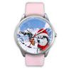 Siberian Husky Florida Christmas Special Wrist Watch