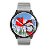 Siberian Husky Arizona Christmas Special Wrist Watch
