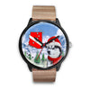 Siberian Husky Arizona Christmas Special Wrist Watch