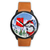 Siberian Husky Arizona Christmas Special Wrist Watch