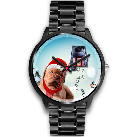 Bordeaux Mastiff Alabama Christmas Special Wrist Watch