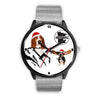 Basset Hound Dog Minnesota Christmas Special Wrist Watch