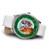 Lovely Vizsla Dog New Jersey Christmas Special Wrist Watch