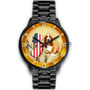 Basset Hound Dog New Jersey Christmas Special Wrist Watch