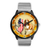 Basset Hound Dog New Jersey Christmas Special Wrist Watch