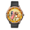 Basset Hound New Jersey Christmas Special Rose Gold Wrist Watch