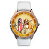 Basset Hound New Jersey Christmas Special Rose Gold Wrist Watch