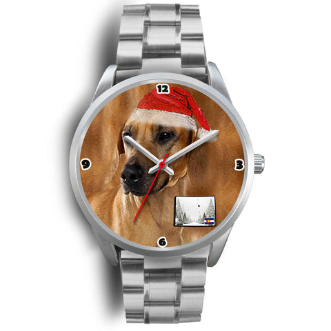 Rhodesian Ridgeback Dog Colorado Christmas Special Wrist Watch
