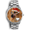Rhodesian Ridgeback Dog Colorado Christmas Special Wrist Watch