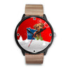Rhodesian Ridgeback Dog Minnesota Christmas Special Wrist Watch