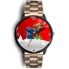 Rhodesian Ridgeback Dog Minnesota Christmas Special Wrist Watch