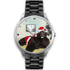 Newfoundland Dog Colorado Christmas Special Wrist Watch