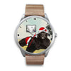 Newfoundland Dog Colorado Christmas Special Wrist Watch