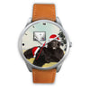 Newfoundland Dog Colorado Christmas Special Wrist Watch