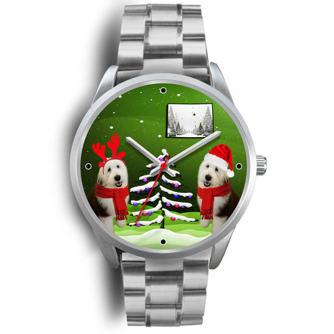 Old English sheepdog Colorado Christmas Special Wrist Watch