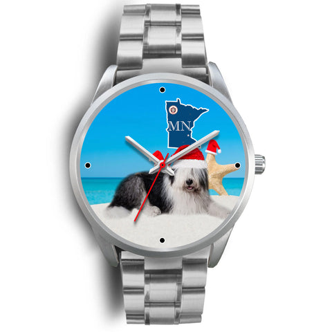 Old English sheepdog Minnesota Christmas Special Wrist Watch