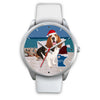 Basset Hound Minnesota Christmas Special Wrist Watch