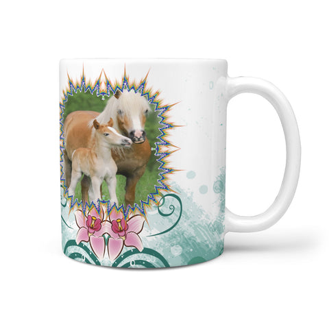 Haflinger Horse Print 360 White Mug