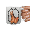 Marwari Horse Print 360 White Mug