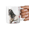 Poitevin Horse Print 360 White Mug