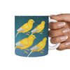Domestic Canary Bird Print 360 Mug