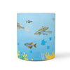 Danios Fish Print 360 White Mug