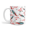 Neon Tetra Fish Print 360 White Mug