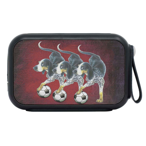 Bluetick Coonhound Print Bluetooth Speaker