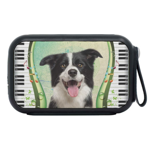 Border Collie Print Bluetooth Speaker