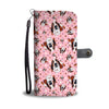 Basset Hound Dog Pattern Print Wallet Case